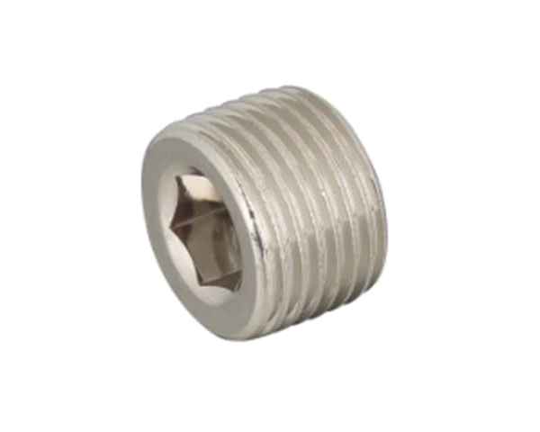 Threaded pneumatic port plug, catalogue family reference